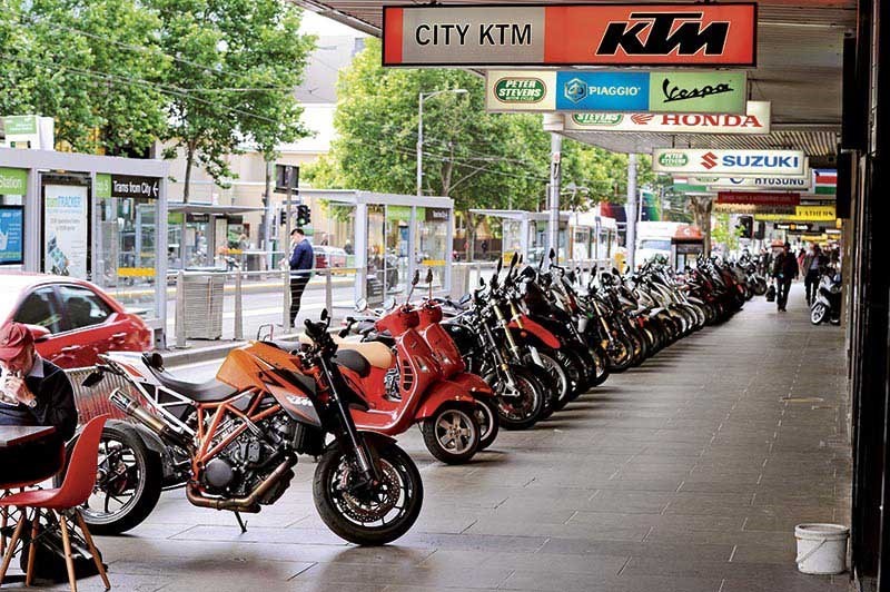 Мельбурн: план по обеспечению безопаности и комфорта мотоциклистов