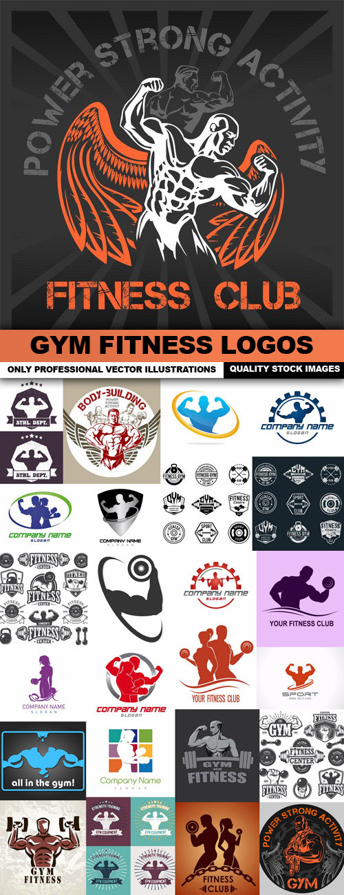 GYM Fitness Logos 3