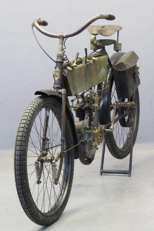Старинный мотоцикл Peugeot Legere 1907