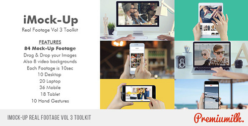 iMock-Up Real Footage Vol 3 Toolkit - Project for After Effects (Videohive)
