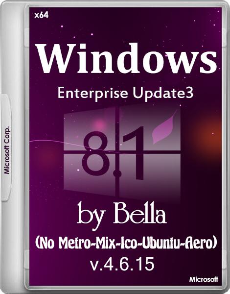 Windows 8.1 Enterprise Update 3 No Metro-Mix-Ico-Ubuntu-Aero v.4.6.15 by Bella (x64/RUS/2015)