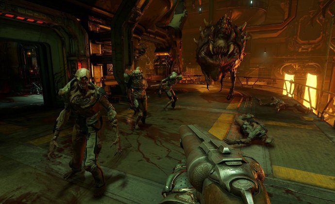 Вид игры Doom 4