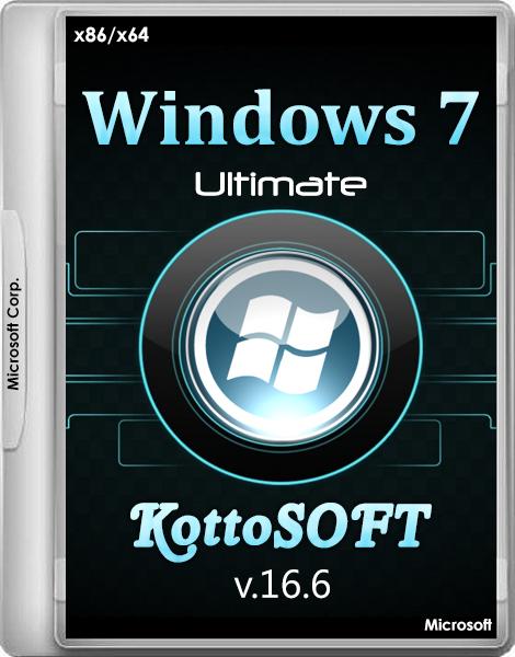 Windows 7 Ultimate SP1 х86/x64 KottoSOFT v.16.6 (2015/RUS)