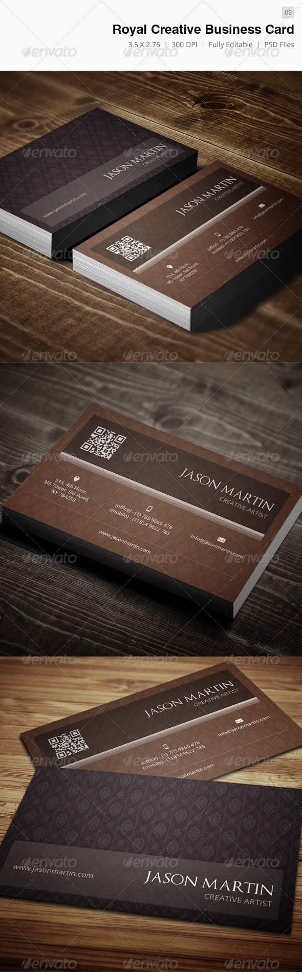 Royal Creative Business Card - 09 - Graphicriver 3850729