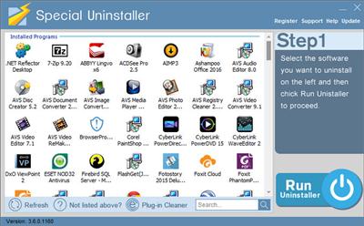Special Uninstaller 3.6.0.1160 + Portable