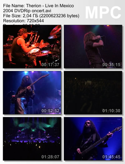 Therion - Live In Mexico - (2004) DVDRip