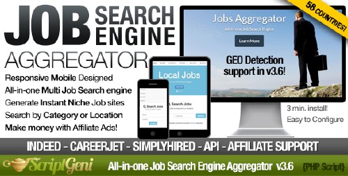 CodeCanyon - Instant Job Search Engine Aggregator v3.7