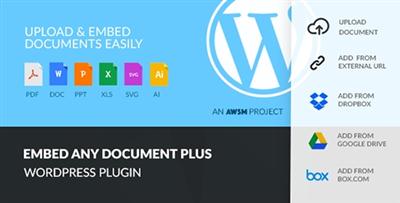 CodeCanyon - Embed Any Document Plus v1.1 - WordPress Plugin