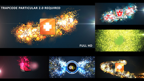 Glowing Particles Logo Reveal Pack : 01 - Project for After Effects (Videohive)