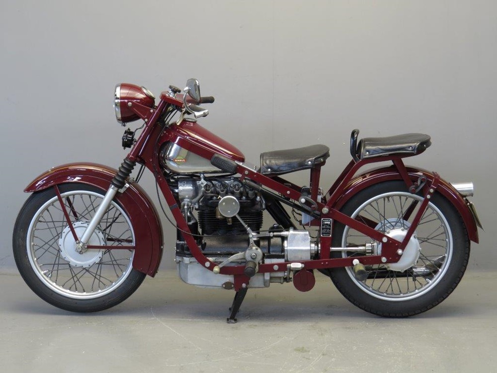 Ретро мотоцикл Nimbus 750 1955