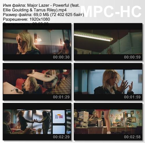 Major Lazer feat. Ellie Goulding & Tarrus Riley - Powerful (2015) HD 1080