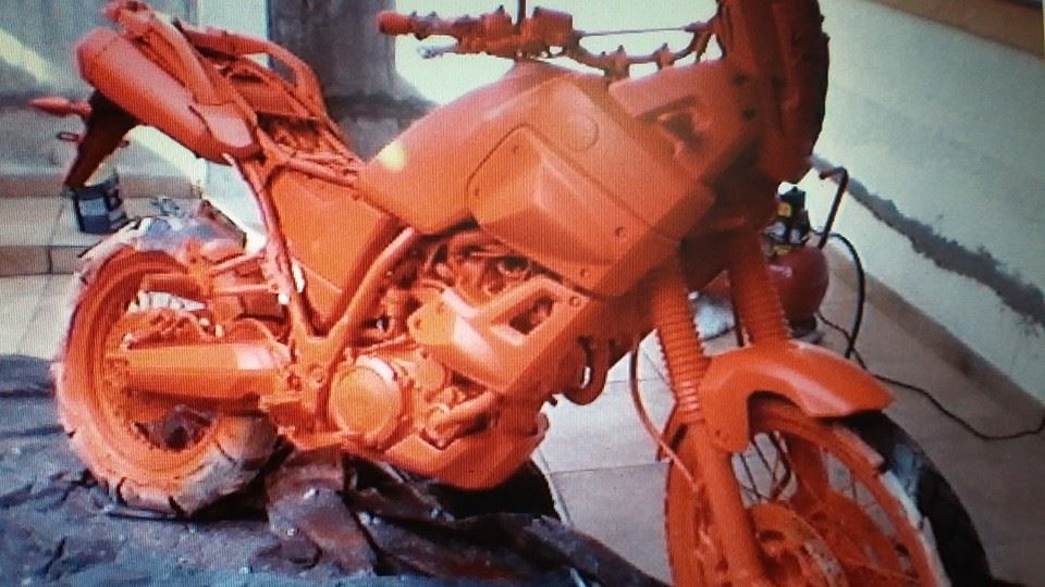 Перекраска мотоцикла, как средство от угона