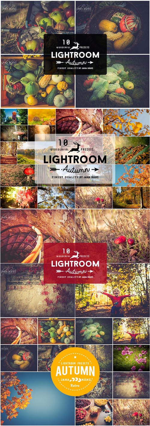 CM - 10 Autumn Vintage Lightroom Presets 336596