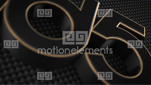3D Carbon Logo Opener - Element 3D V2 - After Effects Template (MotionElements)