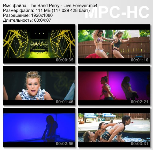 The Band Perry - Live Forever (2015) HD 1080