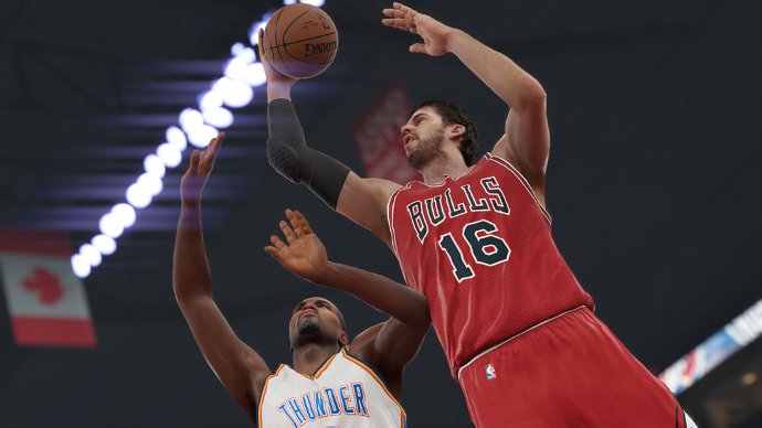 Скриншот NBA 2K16, который выйдет в конце сенятбря