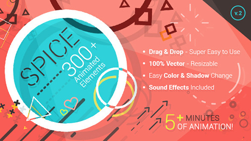 SPICE - 300+ Animated Elements - Project for After Effects (Videohive)