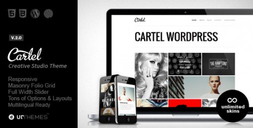 NULLED Cartel v2.0 - Responsive Portfolio WordPress Theme  